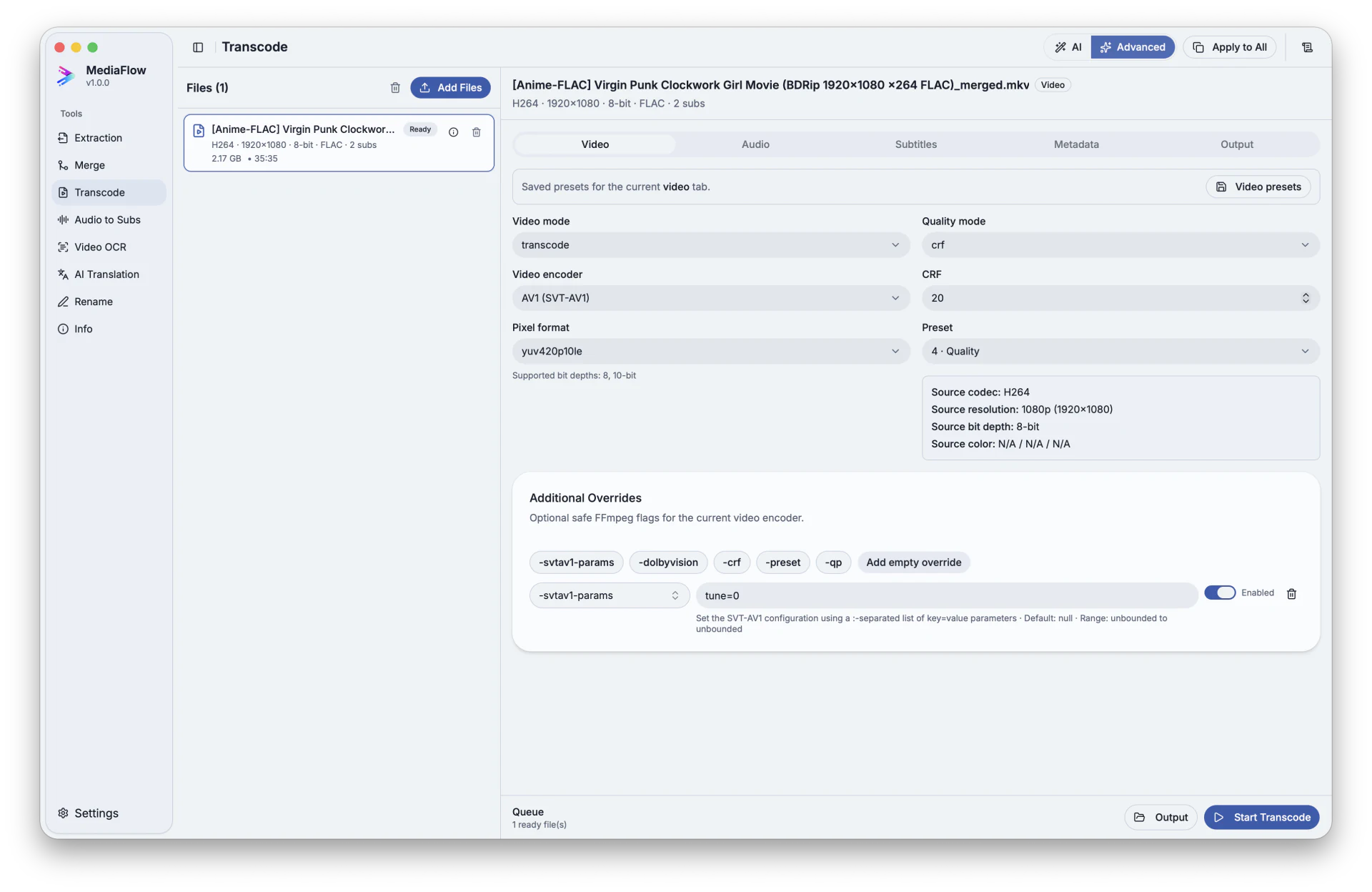 Prepare conversions safely screenshot